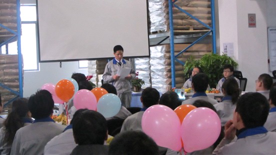 awc万象城体育2012年全体员工大会召开